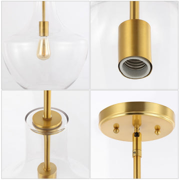 Watts Glass/Metal LED Pendant